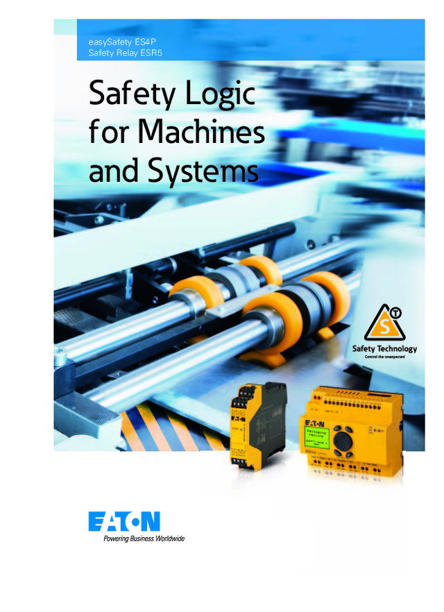 Safety Logic for Machines and Systems