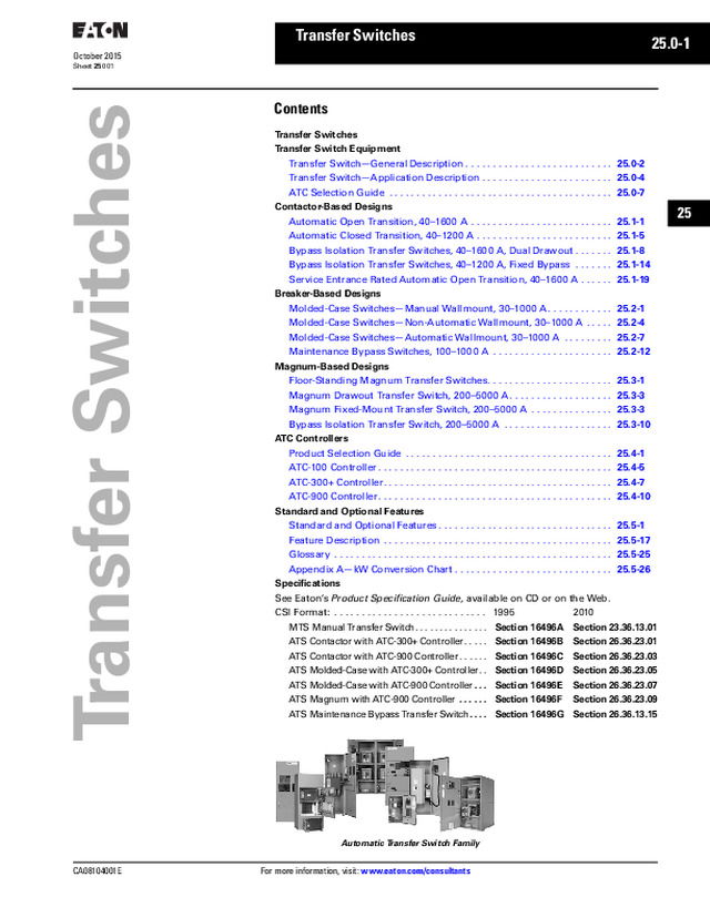 Transfer Switches