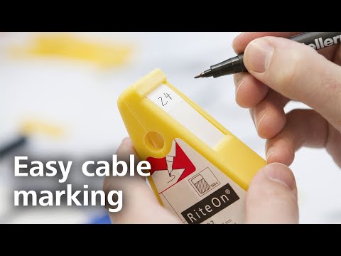 Manuel markalama için kendinden laminatlı etiketler – RiteOn
