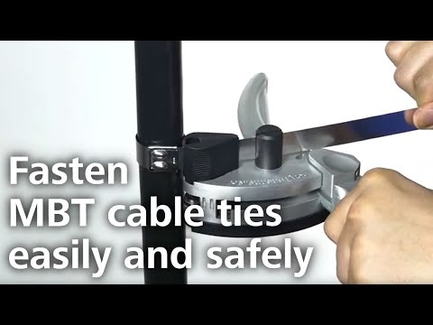 Manuel kablo bağlama tabancası: 16 mm genişliğe kadar metal bağların nasıl kesileceği