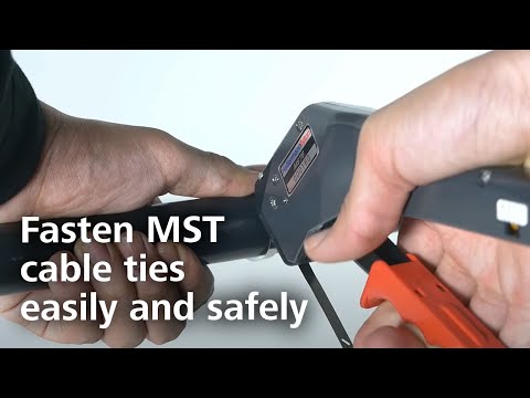 Manuel kablo bağlama tabancası: MST Serisinin metal bağları nasıl kesilir