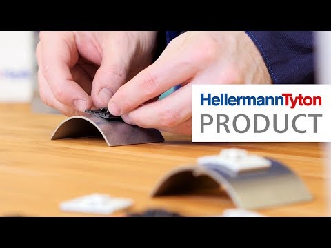 Kablo Bağı Montajı FlexTack: yuvarlak ve açılı yüzeyler için