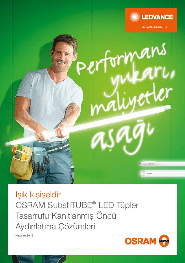 OSRAM SubstiTUBE® LED Tüpler