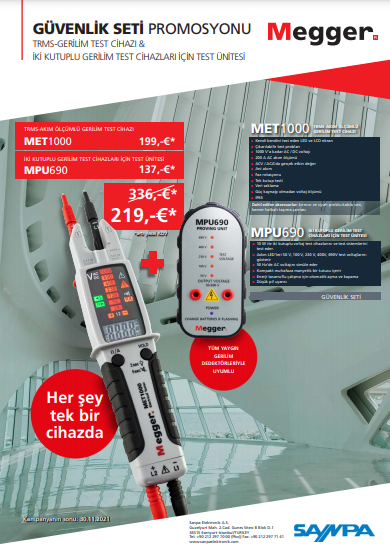 MEGGER Güvenlik Seti Promosyonu