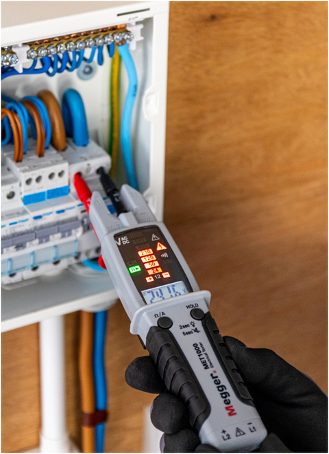 Megger’in, elektrikçiler için çok yönlü kullanışlı çoklu test cihazı piyasada