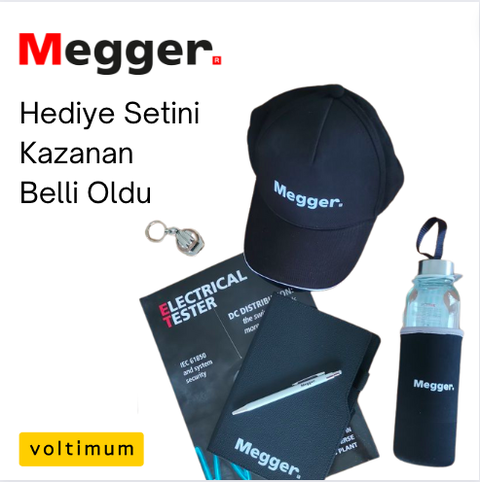 Megger'in Hediye Setini Kazanan Belli Oldu.
