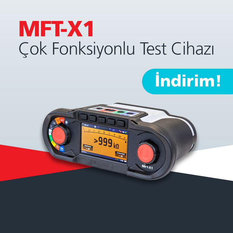 Megger Çok İşlevli Test Cihazı MFT-X1 İndirimde!