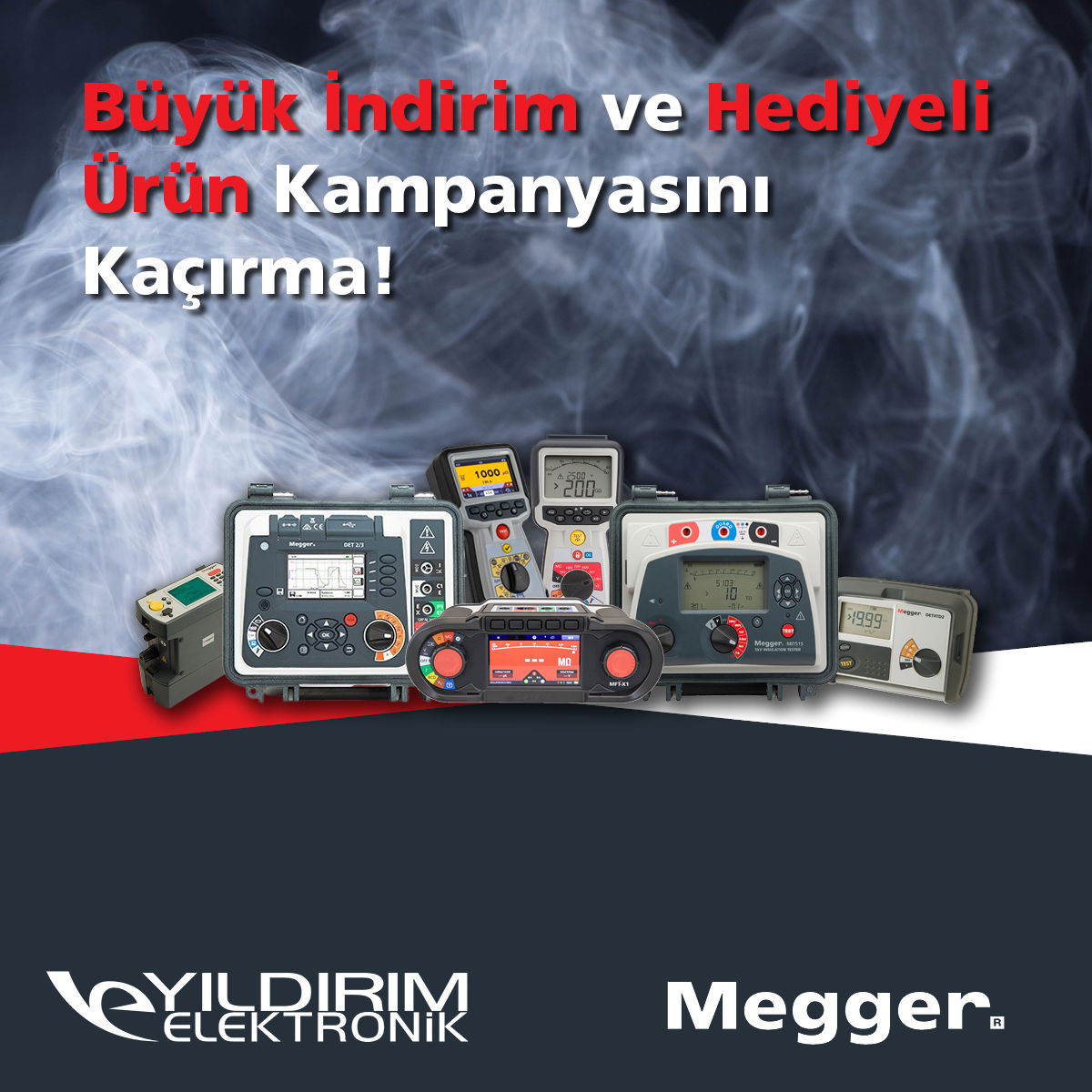 Megger Alçak Gerilim Test Cihazı İndirimde