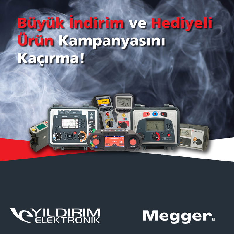 Megger Alçak Gerilim Test Cihazı İndirimde