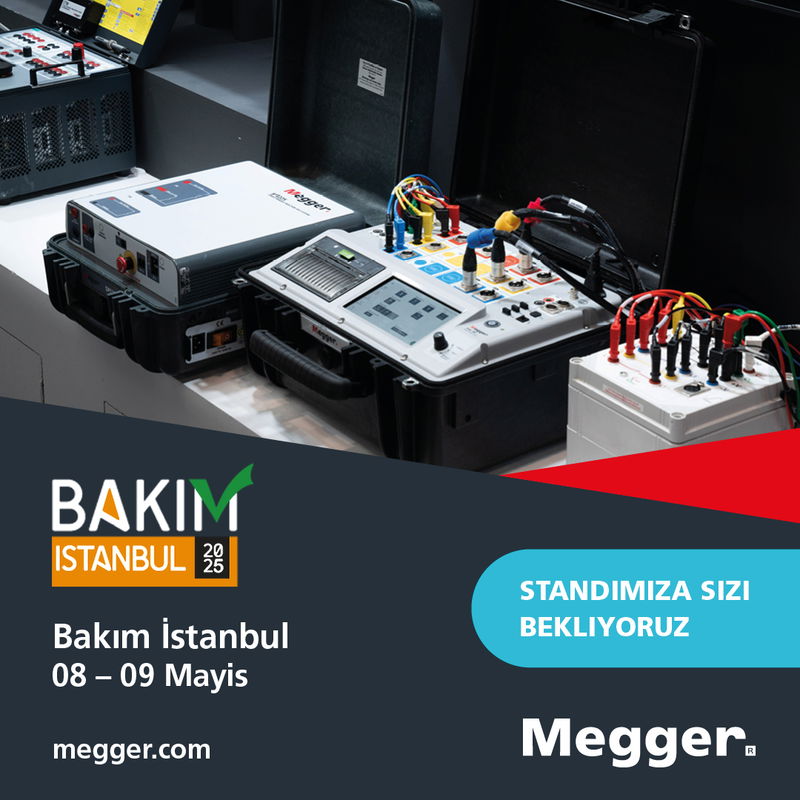 Megger, Bakım İstanbul 2025'te!