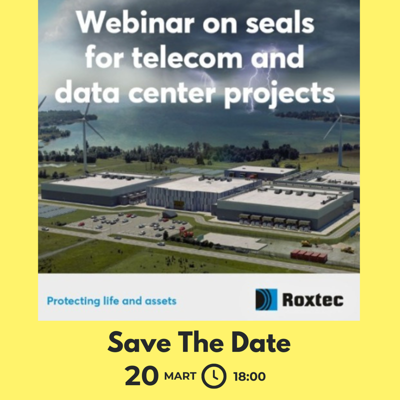 Roxtec Kritik Kablo Yönetimi için Sızdırmazlık ve Koruma Webinarı