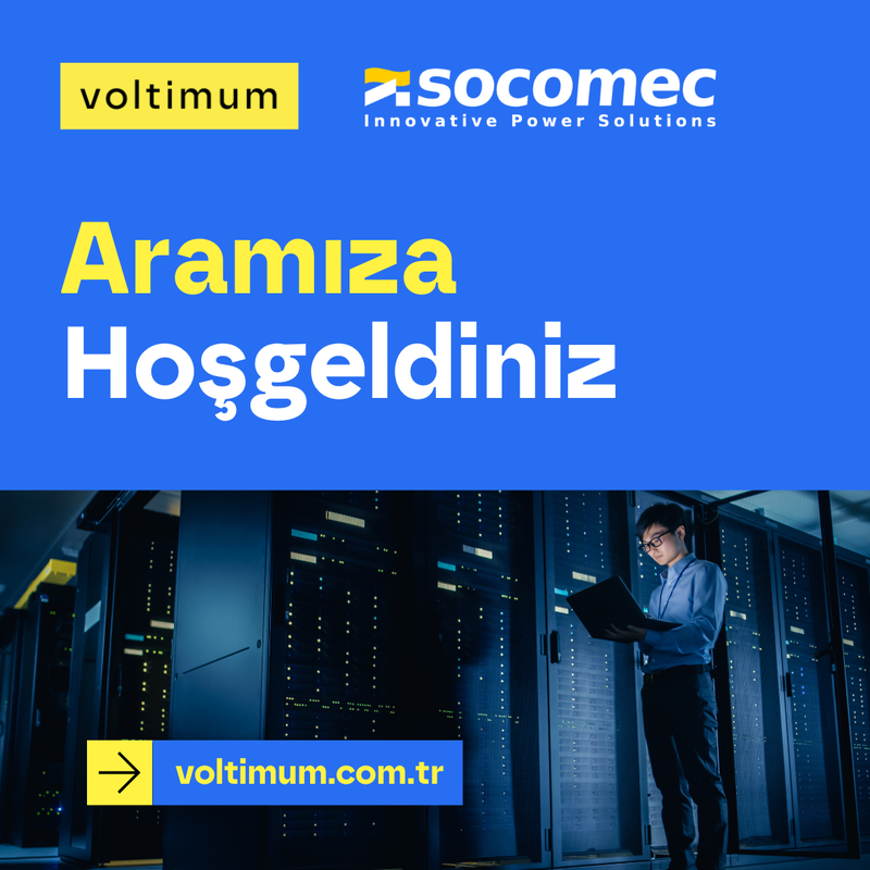 Yeni Partnerimiz Socomec Aramıza Hoşgeldiniz!