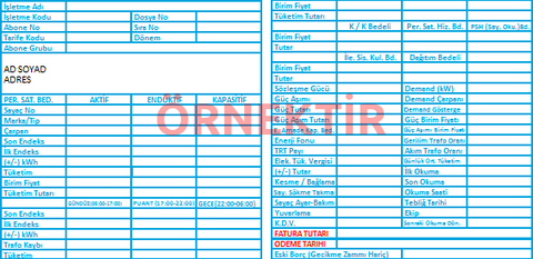 Elektrik Faturasında Nelere Para Ödüyoruz?