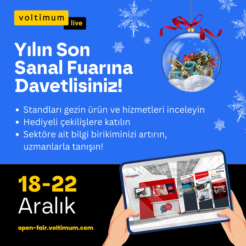 Voltimum Sanal Fuarına Davetlisiniz!