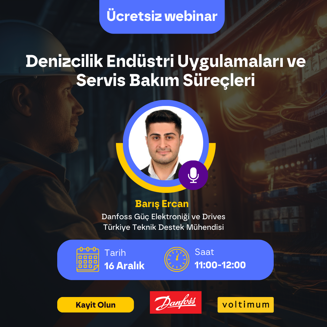 Ödüllü Danfoss Webinarı Bugün!