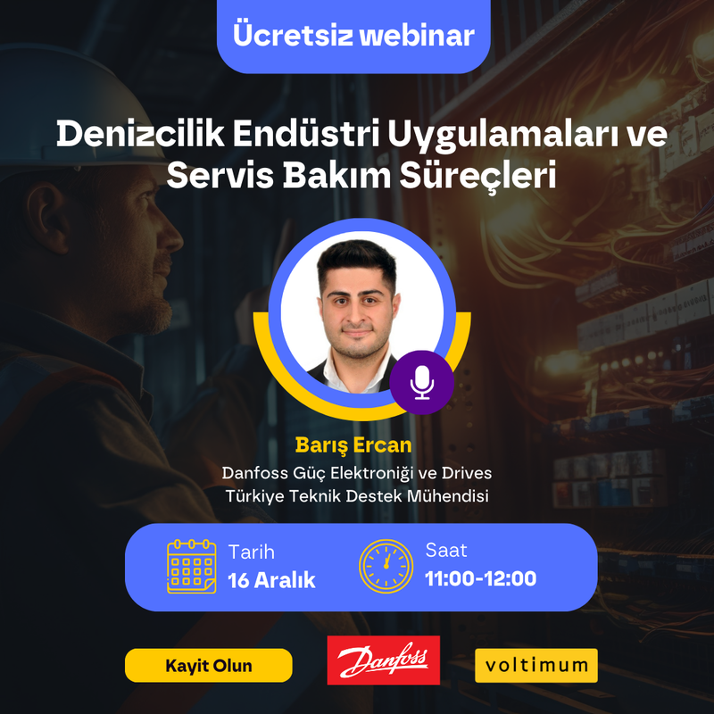 Ödüllü Danfoss Webinarı Bugün!