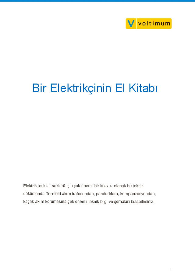 Bir Elektrikçinin El Kitabı