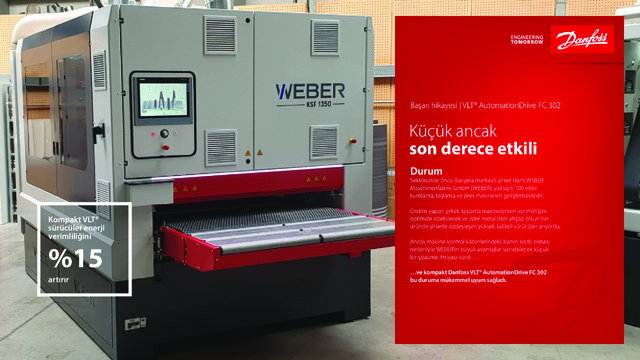 Kompakt Danfoss VLT® AutomationDrive FC 302 ile Etkili Çözüm