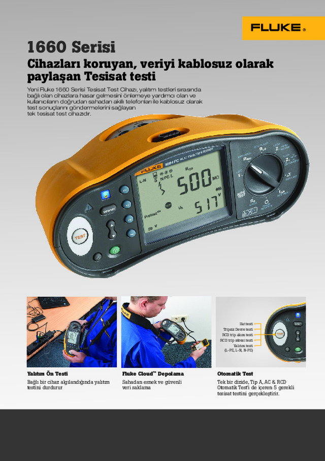 Cihazları koruyan, veriyi kablosuz olarak paylaşan Tesisat testi