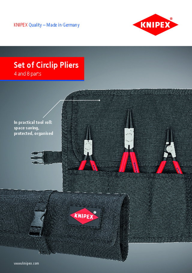 Set of Circlip Pliers