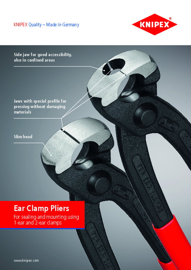Ear Clamp Pliers