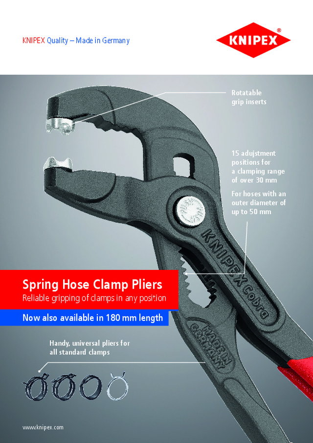 Spring Hose Clamp Pliers