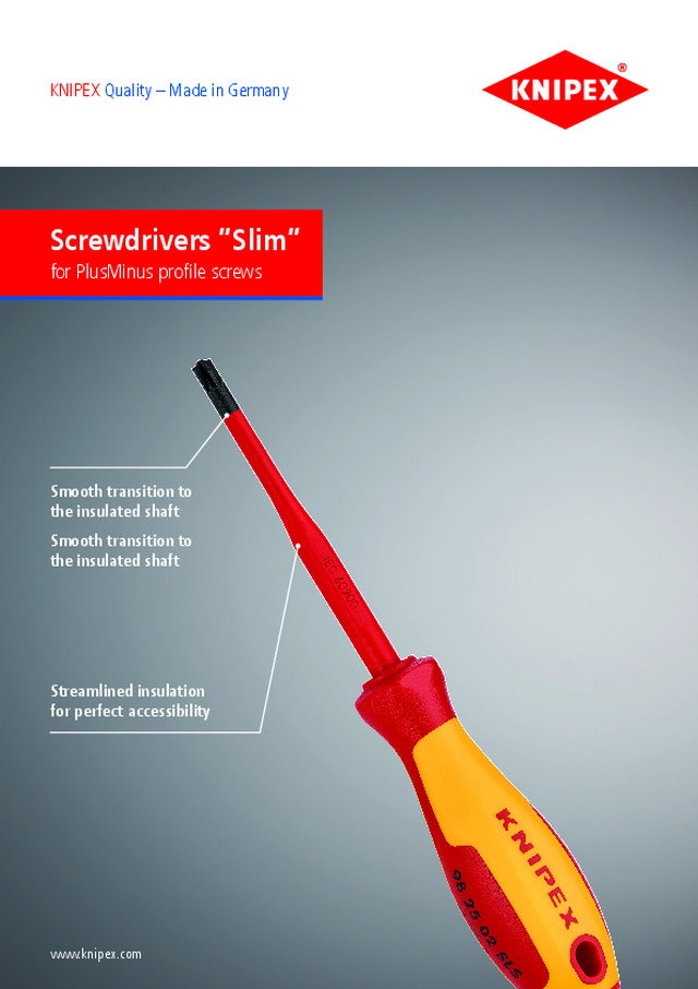 Screwdrivers “Slim”