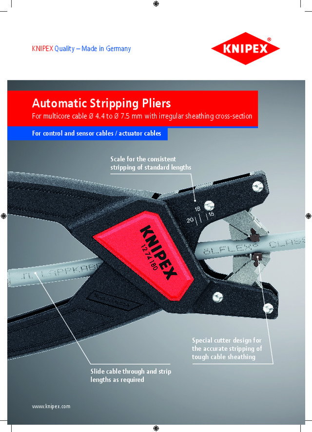 Automatic Stripping Pliers