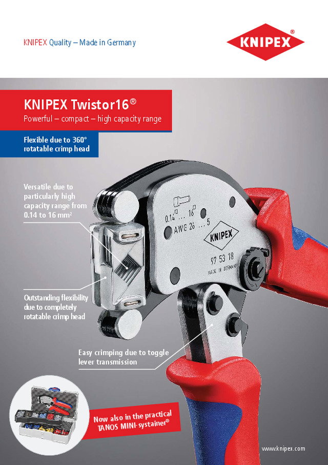 KNIPEX Twistor16®