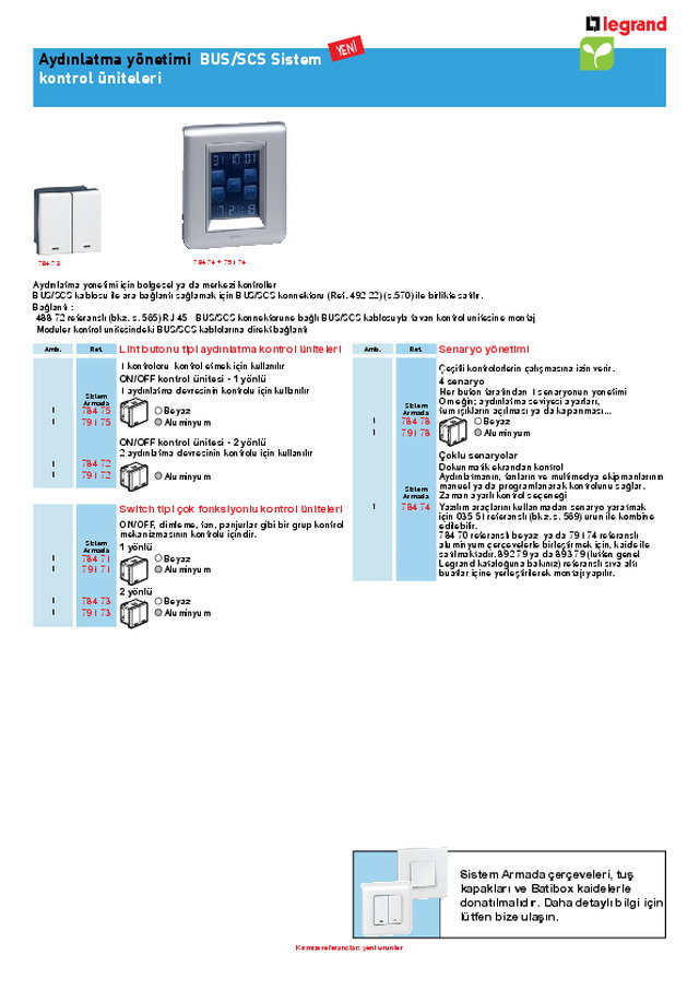 BUS/SCS Sistem Kontrol