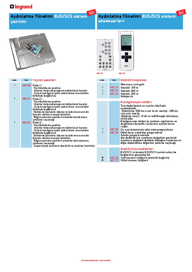BUS/SCS Sistem yazılımı