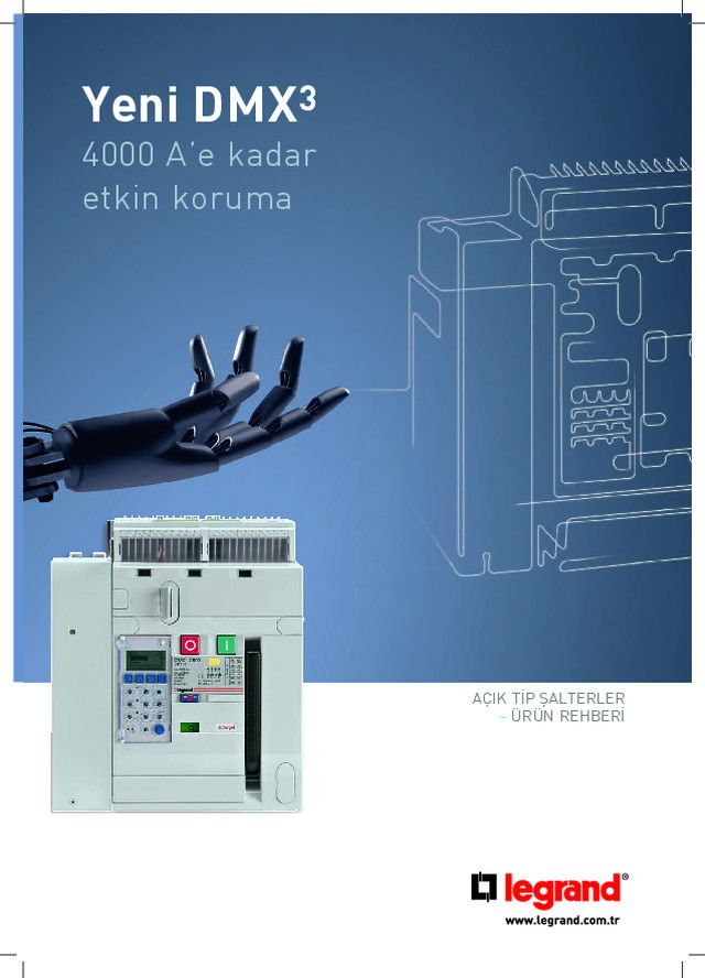 DMX3 Açık Tip Şalterler Kataloğu
