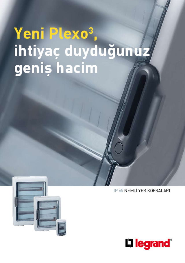 Plexo IP65 Nemli Yer Kofraları Kataloğu