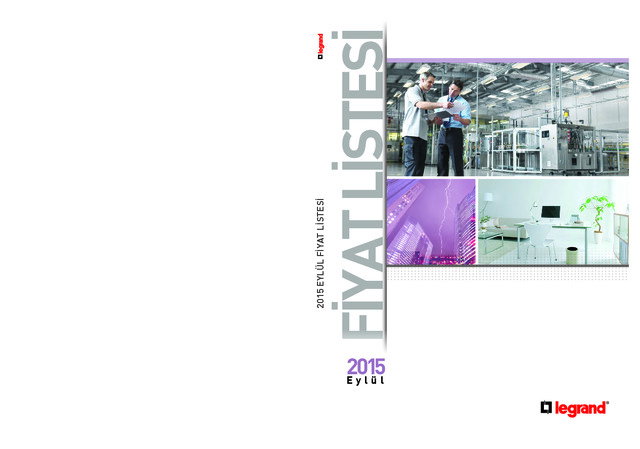 Legrand Eylül 2015 Fiyat Listesi
