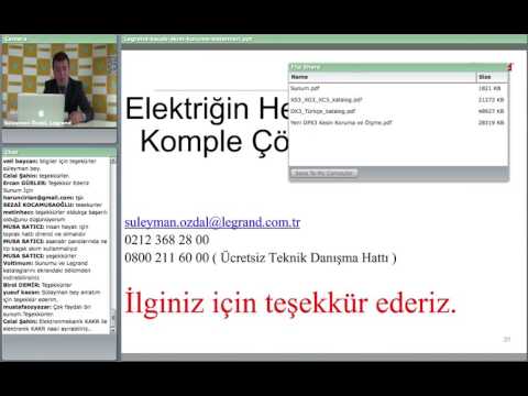 Legrand Kaçak Akım Koruma Semineri Soru ve Cevap