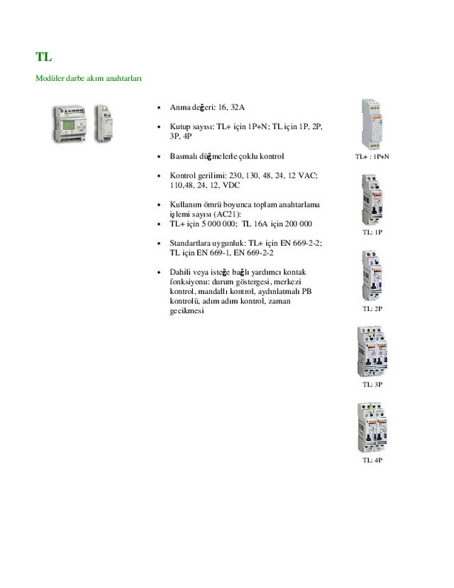 Darbe Akım Anahtarları