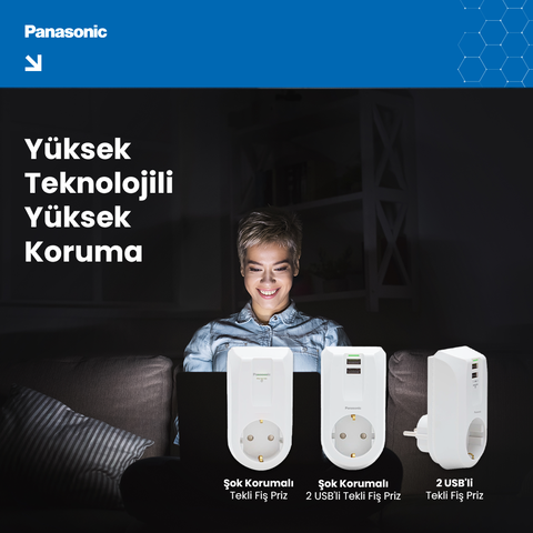 Panasonic’ten 3 Farklı Tekli Priz