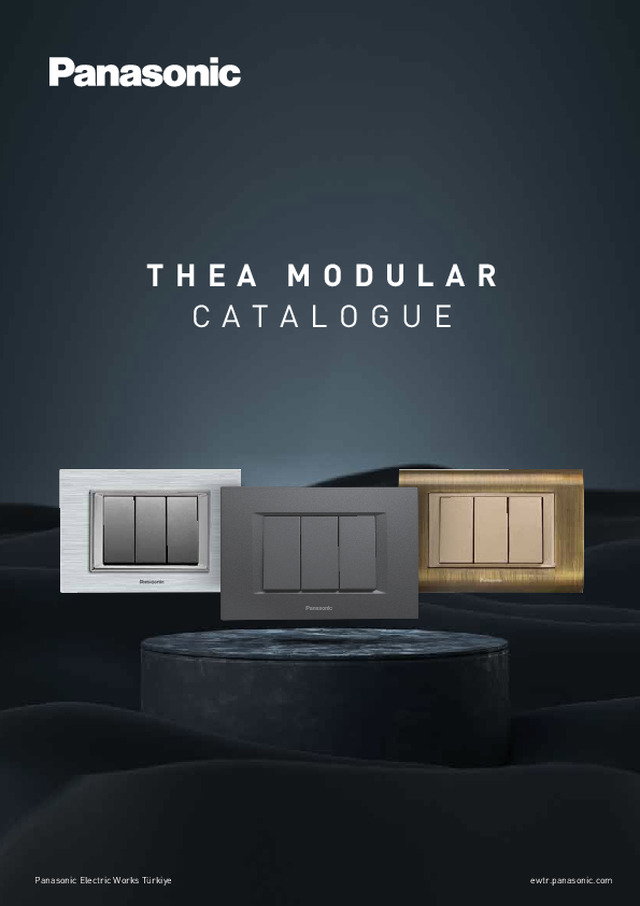 Panasonic Standart Modüler Katalog