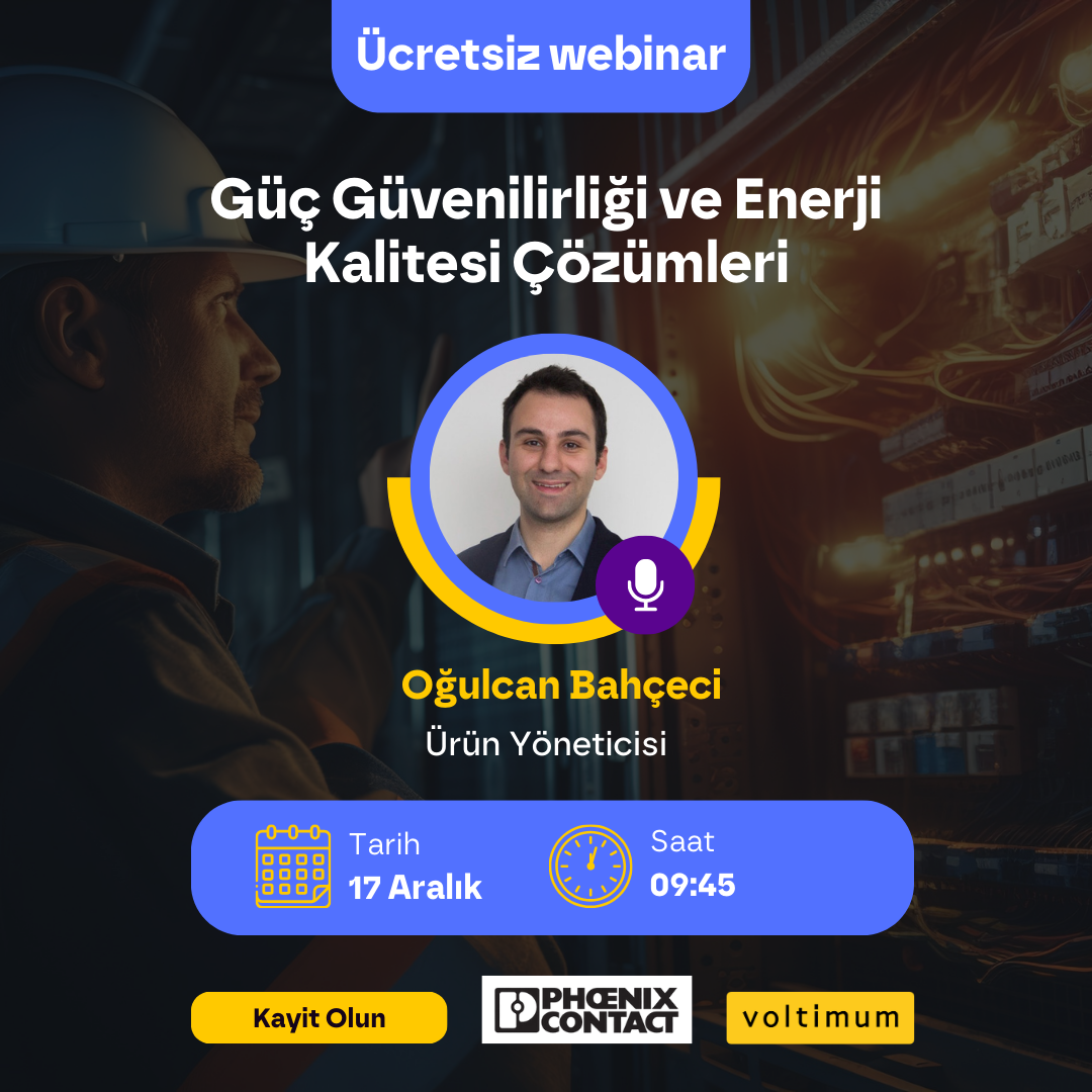 Phoenix Contact Güç Güvenilirliği ve Enerji Kalitesi Çözümleri Webinarı