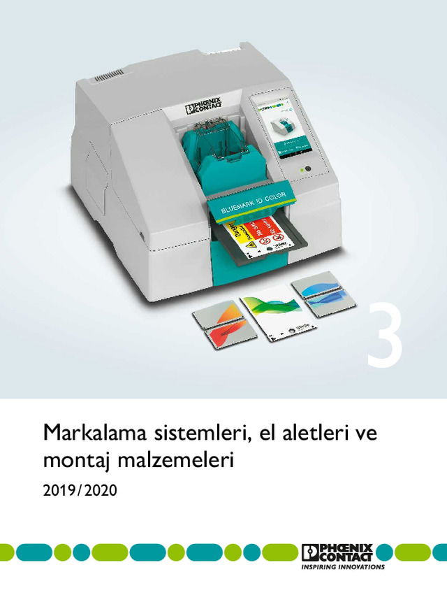 Markalama sistemleri, el aletleri ve montaj malzemeleri 2019 / 2020