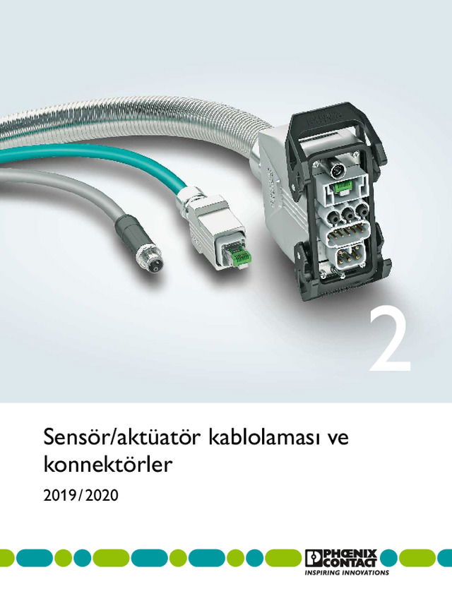 Sensör/aktüatör kablolaması ve konnektörler 2019 / 2020