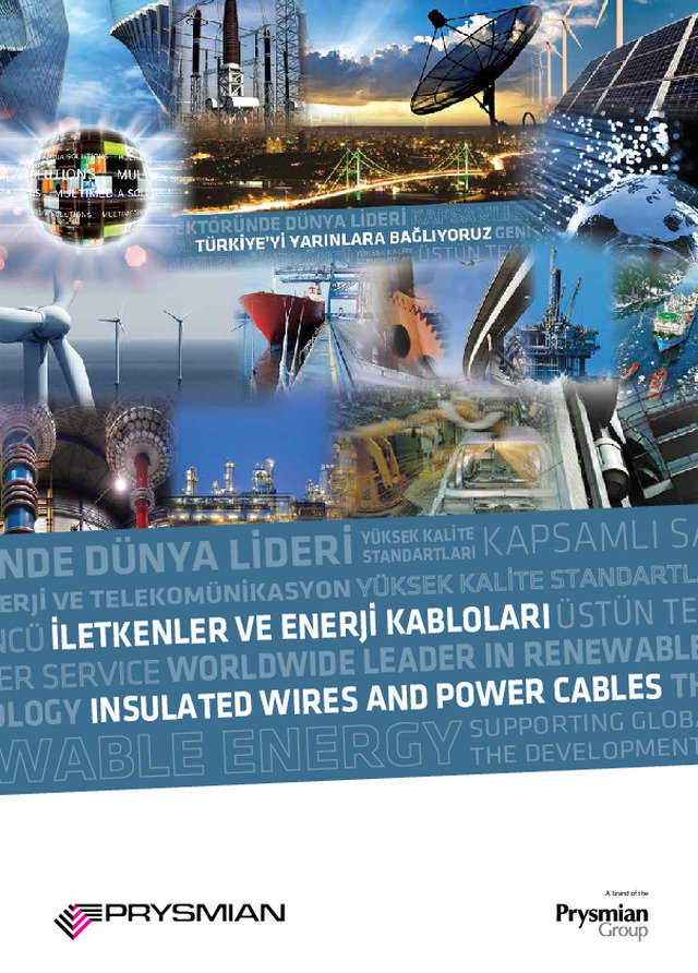 Prysmian İletkenler ve Enerji Kabloları Kataloğu