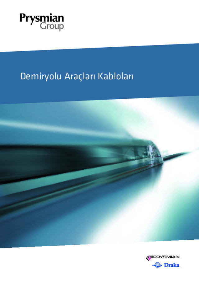 Demiryolu Araçları Kabloları