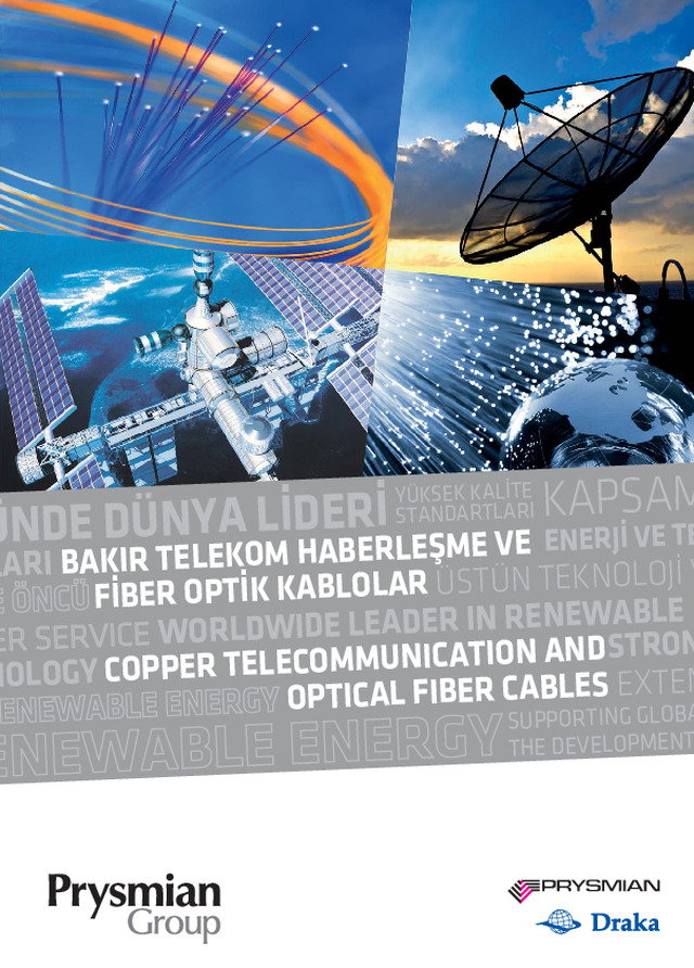 Bakır telekom haberleşme ve fiber optik kablolar kataloğu