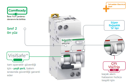 Schneider Electric, Acti9 iDPN Vigi RCBO: En kritik uygulamalarınız için temel koruma