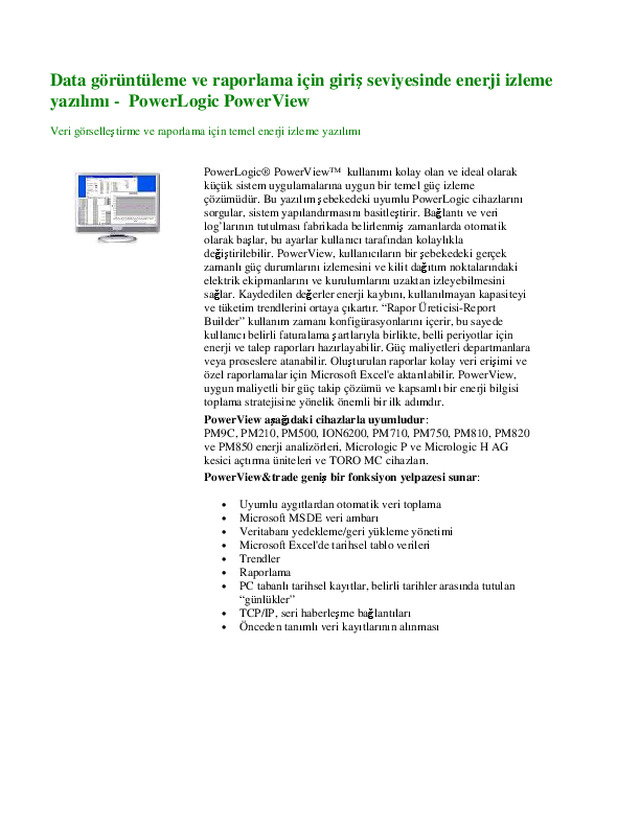 PowerLogic PowerView