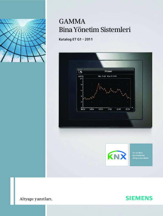 GAMMA Bina Yönetim Sistemleri Katalog ET G1 - 2011