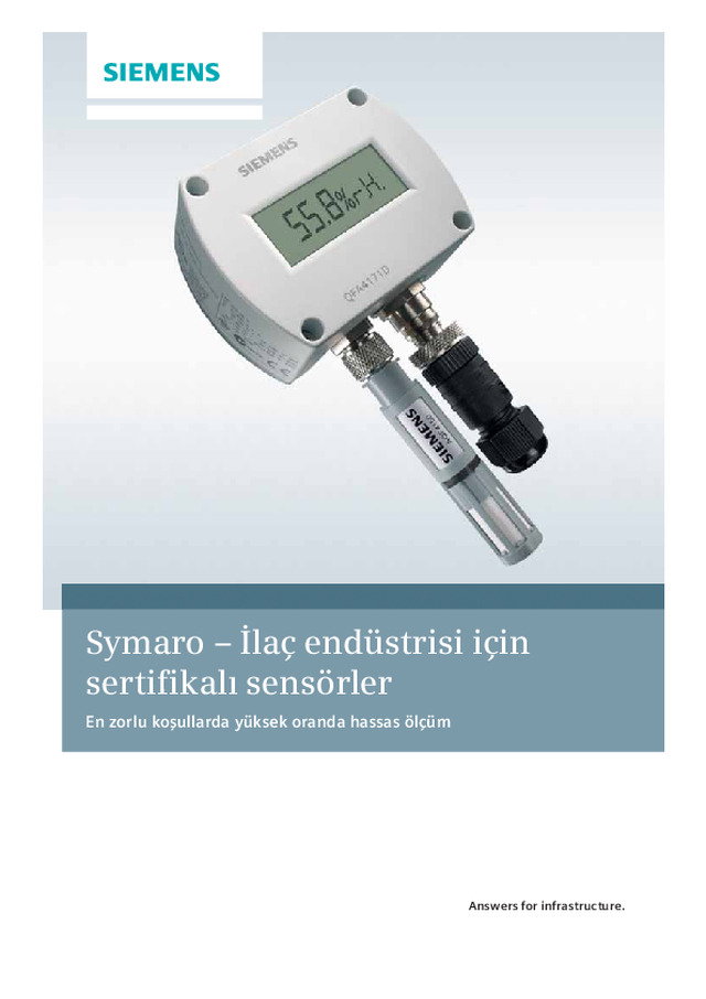 Symaro – İlaç endüstrisi için sertifikalı sensörler