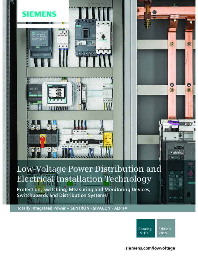Alçak gerilim dağıtım ve enstalasyon teknolojileri kataloğu-2015
