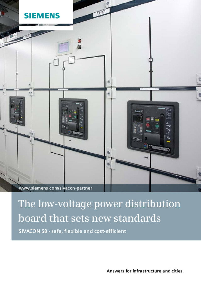 Sivacon S8 – Alçak Gerilim Dağıtım Panosu